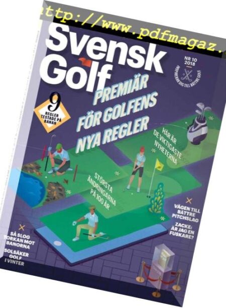 Svensk Golf – november 2018 Cover