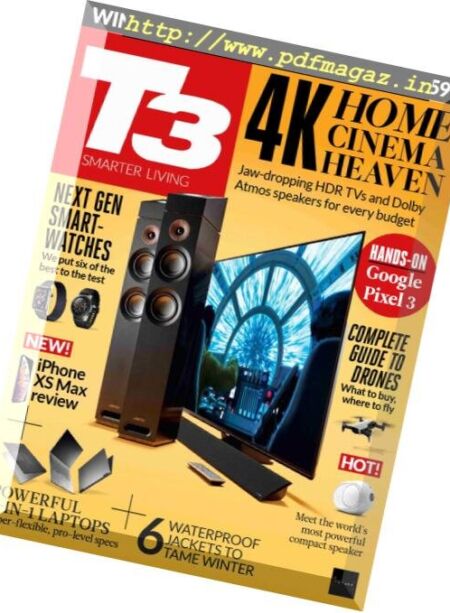 T3 UK – November 2018 Cover