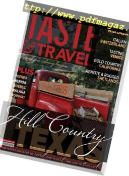Taste & Travel International – October 2018