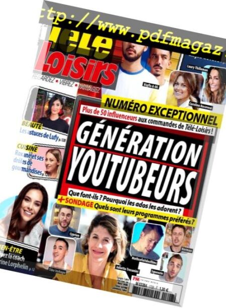 Tele Loisirs – 19 Novembre 2018 Cover