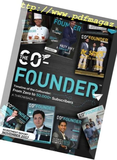The Co-Founder – April 2018 Cover