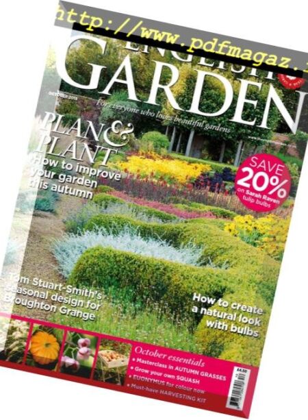 The English Garden – October 2018 Cover
