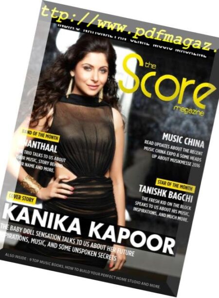 The Score Magazine – November 2015 Cover
