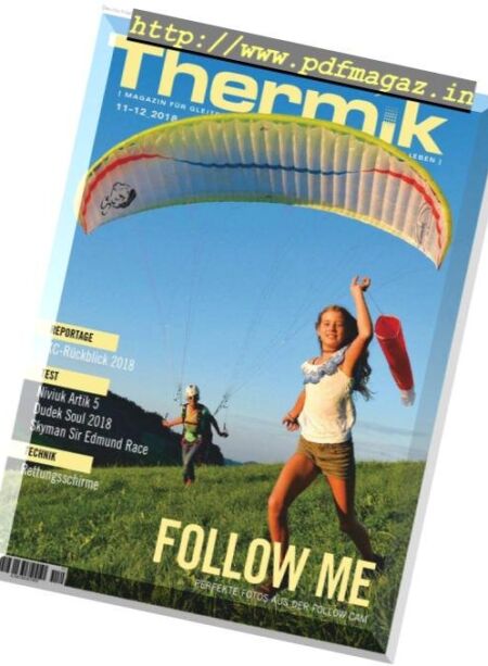 Thermik Magazin – November 2018 Cover