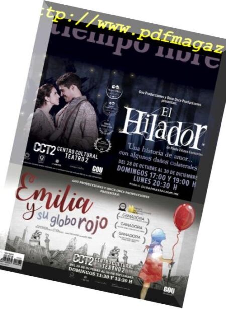Tiempo Libre – 10 octubre 2018 Cover