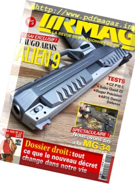 Tirmag – octobre 2018 Cover