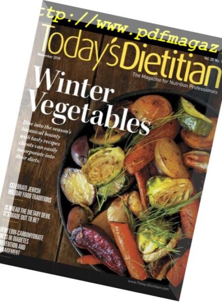 Today’s Dietitian – November 2018 Cover