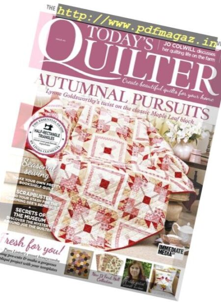 Today’s Quilter – October 2018 Cover