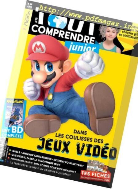 Tout Comprendre Junior – Novembre 2018 Cover