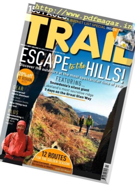 Trail UK – November 2018 Cover