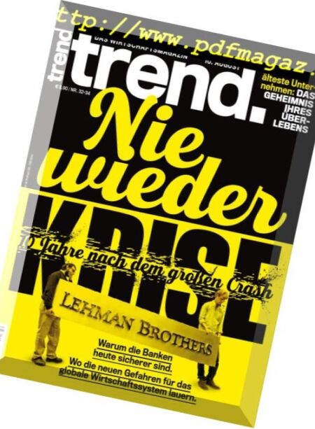 Trend – 10 August 2018 Cover