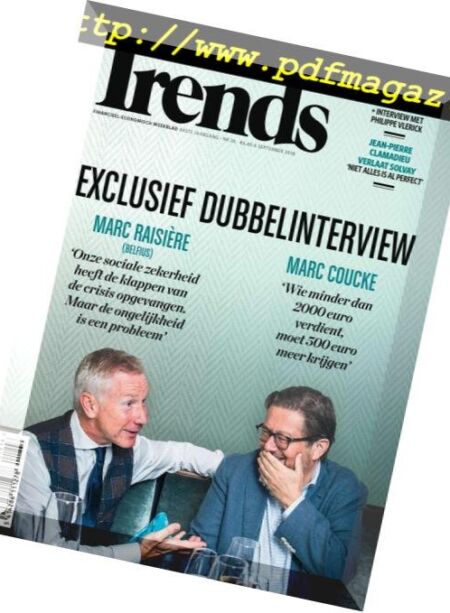 Trends Belgium – 6 September 2018 Cover