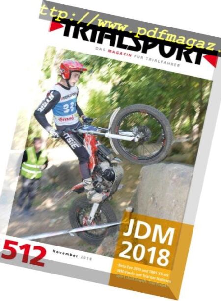 Trialsport – November 2018 Cover
