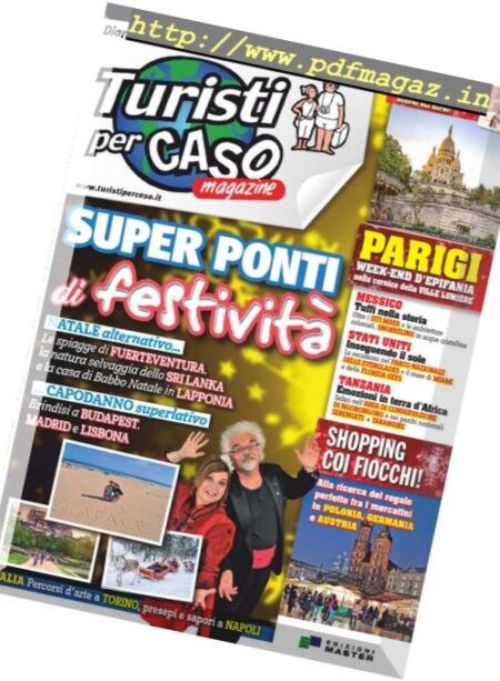 Turisti per Caso – novembre 2018 Cover