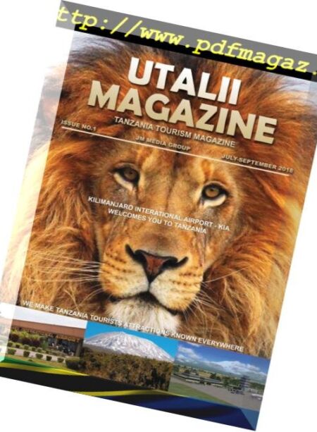 UTALII MAGAZINE – August 2018 Cover