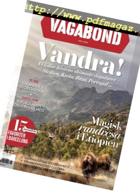 Vagabond Sverige – 25 september 2018 Cover