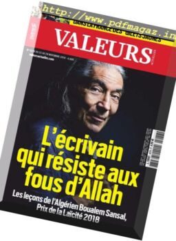 Valeurs Actuelles – 22 novembre 2018