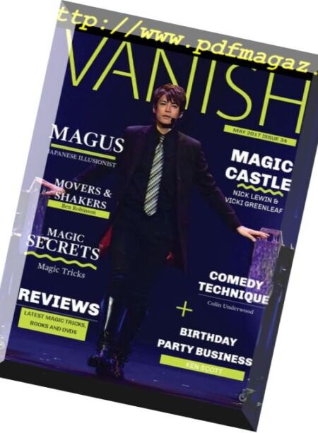 Vanish Magic Magazine – May 2017 Cover