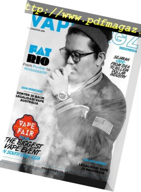 VAPEMAGZ INDONESIA – Agustus 2018 Cover