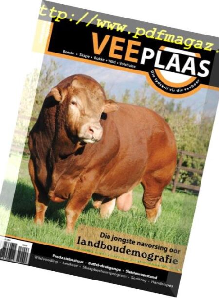 Veeplaas – September 2016 Cover