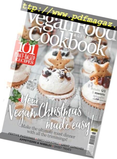 Vegan Food & Living Cookbook – CHRISTMAS 2018 Cover