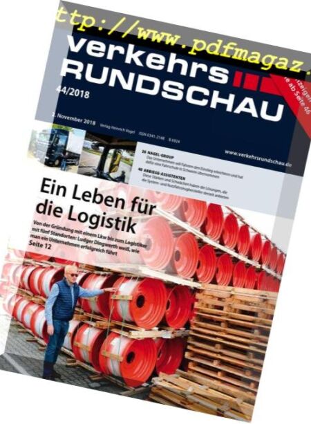 VerkehrsRundschau – 30 Oktober 2018 Cover