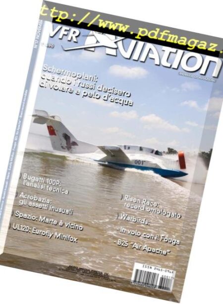 VFR Aviation – Novembre 2016 Cover