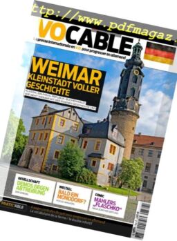 Vocable Allemand – 15 Novembre 2018