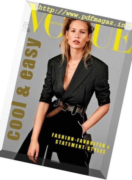 Vogue Germany – Oktober 2018 Cover