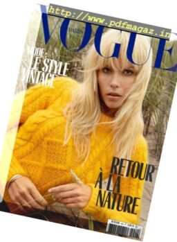 Vogue Paris – novembre 2018