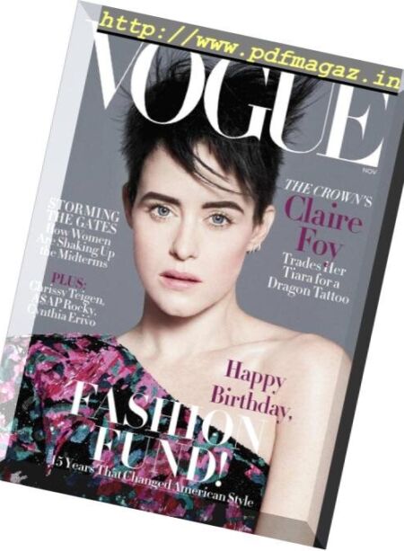 Vogue USA – November 2018 Cover