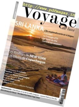 Voyage de Luxe – octobre 2018