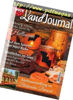 Weck LandJournal – September-Oktober 2018