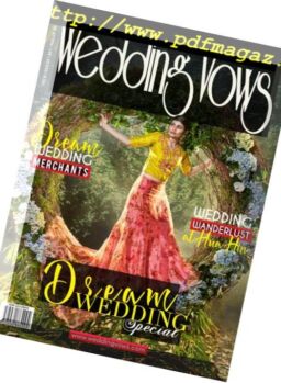 Wedding Vows – August-September 2018
