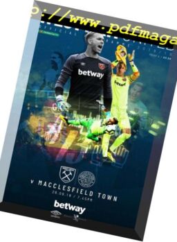 West Ham United Official Programmes – 27 September 2018