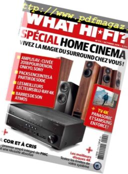 What Hi-Fi France – Octobre 2018