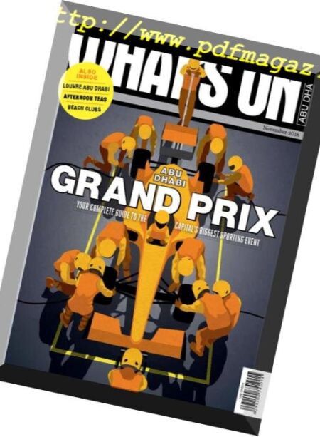 What’s On Abu Dhabi – November 2018 Cover