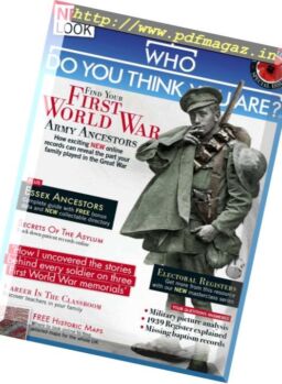 Who Do You Think You Are – November 2018