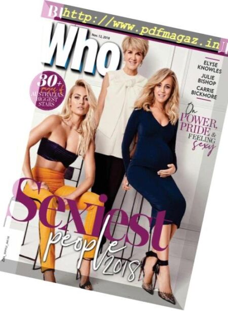 Who – November 24, 2018 Cover