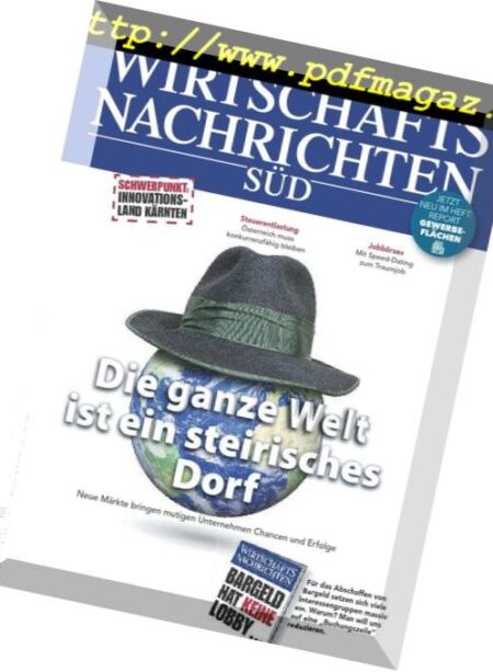 Wirtschaftsnachrichten Sud – November 2018 Cover