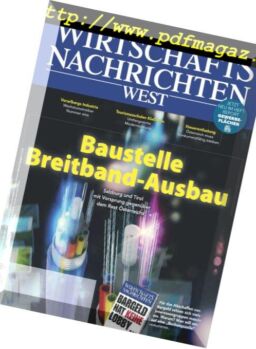 Wirtschaftsnachrichten West – November 2018