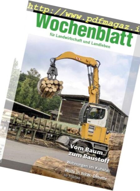 Wochenblatt – 20 November 2018 Cover