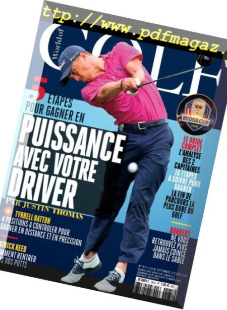 World of Golf France – septembre 2018 Cover