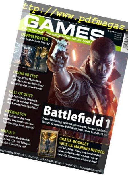 XBG Games – Juni 2016 Cover