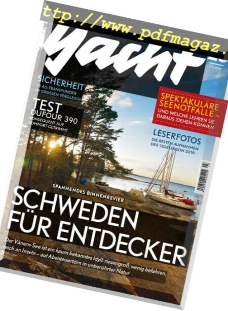 Yacht Germany – 7 November 2018 Cover