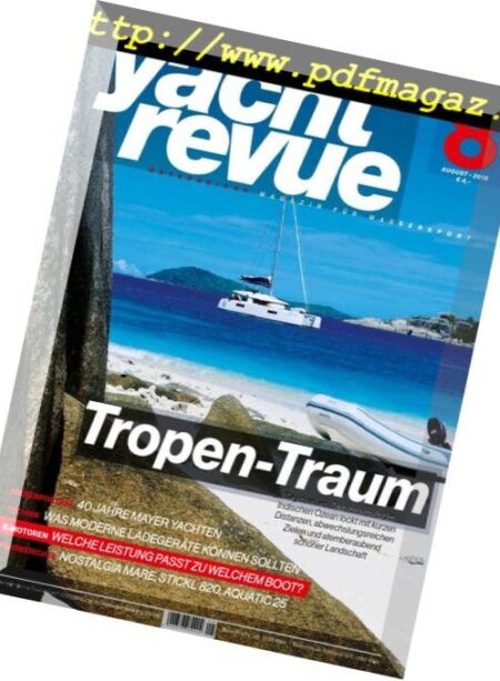 Yachtrevue – 3 August 2018 Cover