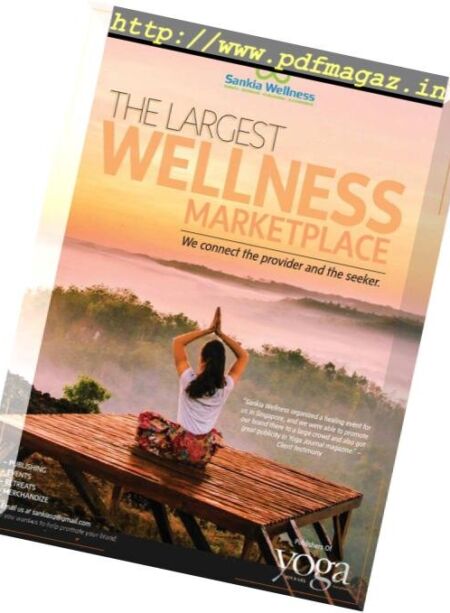 Yoga Journal Singapore – October-November 2018 Cover