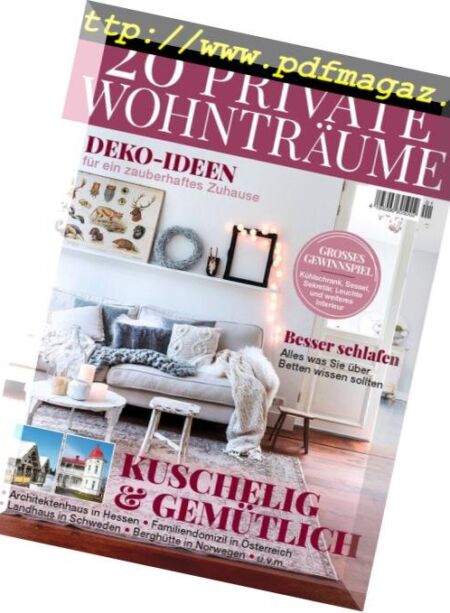 20 Private Wohntraume – November 2018 Cover