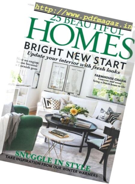 25 Beautiful Homes – January 2019 Cover