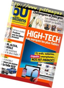 60 Millions de Consommateurs – Decembre 2018